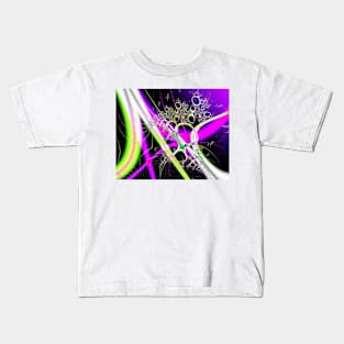 Abstract on Black Kids T-Shirt